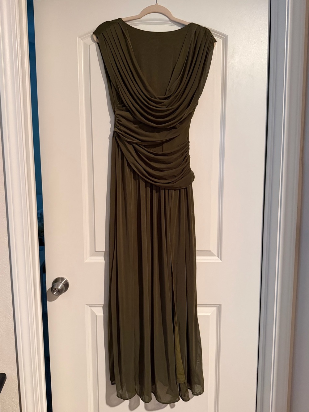 Curvy Sweet Athena convertible green wedding guest dress